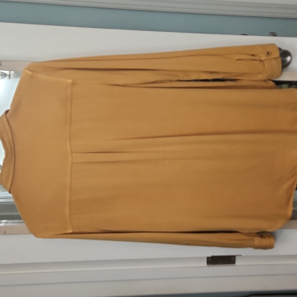 Mustard Yellow Button-Up Shirt - Picture 3 of 6